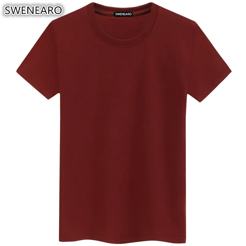 SWENEARO Cotton Men's Tshirts Classic 2019 Short Sleeve O-neck Solid Color Loose Basic Tee Shirt Casual Fitness Men Bottoming
SWENEARO Cotton Men's Tshirts Classic 2019 Short Sleeve O-neck Solid Color Loose Basic Tee Shirt Casual Fitness Men Bottoming