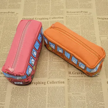 1pcs Korean version of the cute school bus pencil case large capacity high quality canvas car pencil bag
1pcs Korean version of the cute school bus pencil case large capacity high quality canvas car pencil bag