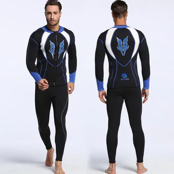 Professional Diving Wetsuit for Men 3MM Neoprene Double Warm Winter Swimming Surfing Two-piece Suit Thicker Dive Watersports
Professional Diving Wetsuit for Men 3MM Neoprene Double Warm Winter Swimming Surfing Two-piece Suit Thicker Dive Watersports