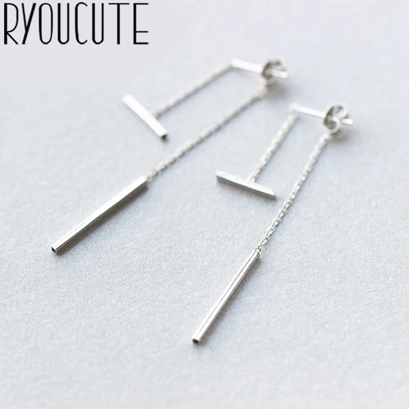 RYOUCUTE 100% Real 925 Sterling Silver Jewelry Long Tassel Line Earrings for Women Bijoux Statement Earring Brincos Pendientes
RYOUCUTE 100% Real 925 Sterling Silver Jewelry Long Tassel Line Earrings for Women Bijoux Statement Earring Brincos Pendientes