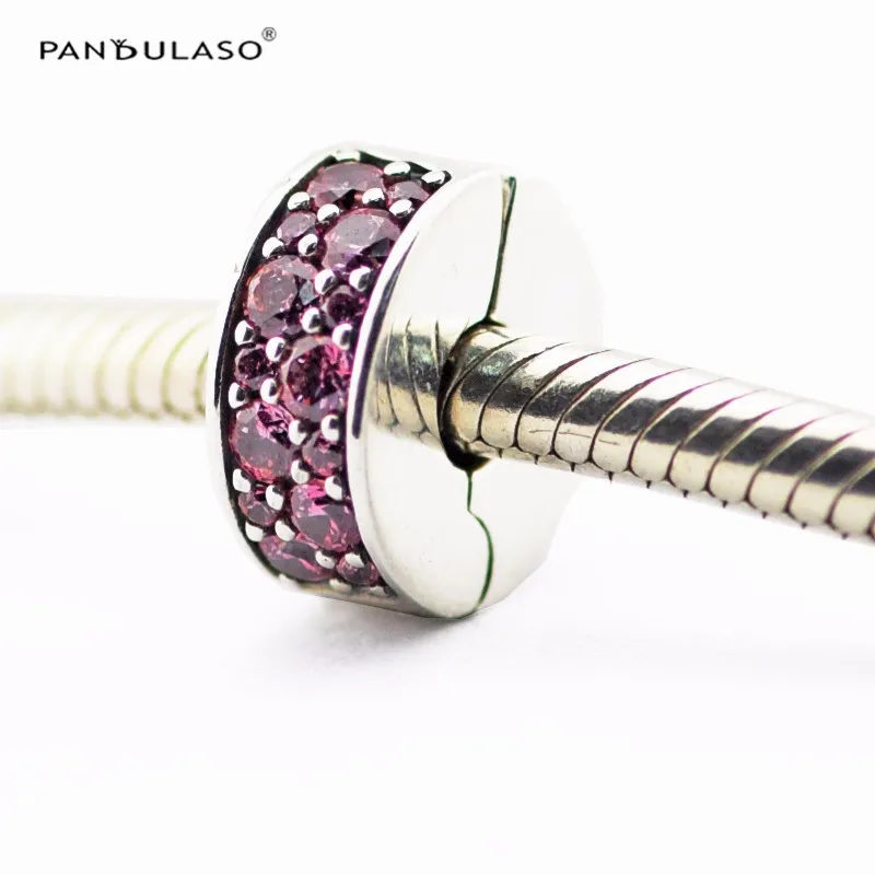 Pandulaso Honeysuckle Pink CZ Clip Crystal Beads Fit Original Charms Bracelets Women DIY Jewelry Silver Beads for Jewelry Making
Pandulaso Honeysuckle Pink CZ Clip Crystal Beads Fit Original Charms Bracelets Women DIY Jewelry Silver Beads for Jewelry Making