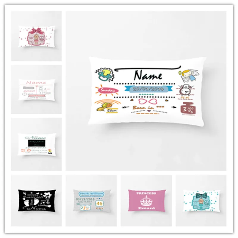 Customized Birth Stats Children Throw Pillow Cover Home Decorative Cotton Polyester Cotton Cushion Covers for Kids Gift
Customized Birth Stats Children Throw Pillow Cover Home Decorative Cotton Polyester Cotton Cushion Covers for Kids Gift
