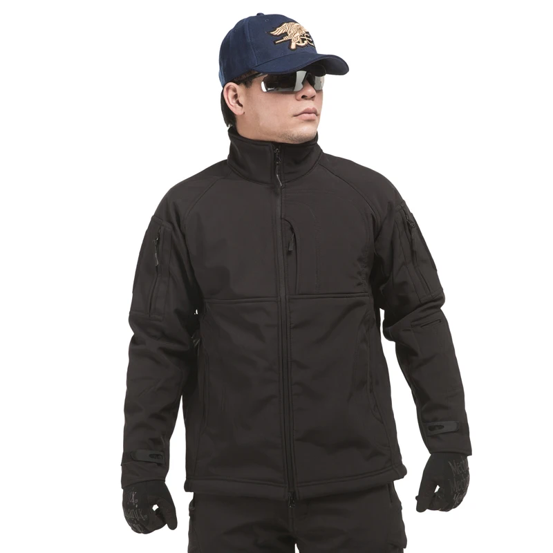 Commander Mens Soft Shell Waterproof Jacket Outdoor Military Officer Coat Windproof Thermal Sports Outerwear fleece lining
Commander Mens Soft Shell Waterproof Jacket Outdoor Military Officer Coat Windproof Thermal Sports Outerwear fleece lining