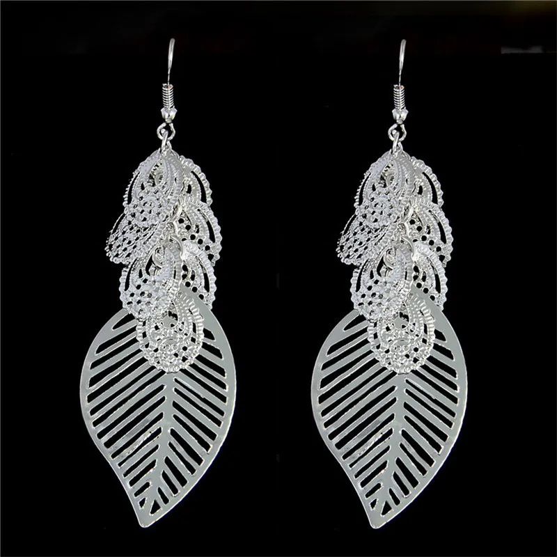 MISANANRYNE Vintage Style Silver Color Pretty Elegant Leaf Dangle Earrings New Jewelry
MISANANRYNE Vintage Style Silver Color Pretty Elegant Leaf Dangle Earrings New Jewelry