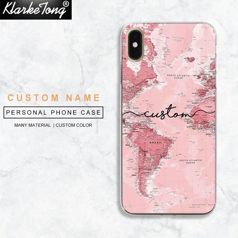 KlarkeTong DIY Pink Custom World Map Phone Case For iPhone 7 8 Plus Xs Max 6 6s Plus Xr 5 5s Se X 10 Shockproof Glass Cover Capa
KlarkeTong DIY Pink Custom World Map Phone Case For iPhone 7 8 Plus Xs Max 6 6s Plus Xr 5 5s Se X 10 Shockproof Glass Cover Capa