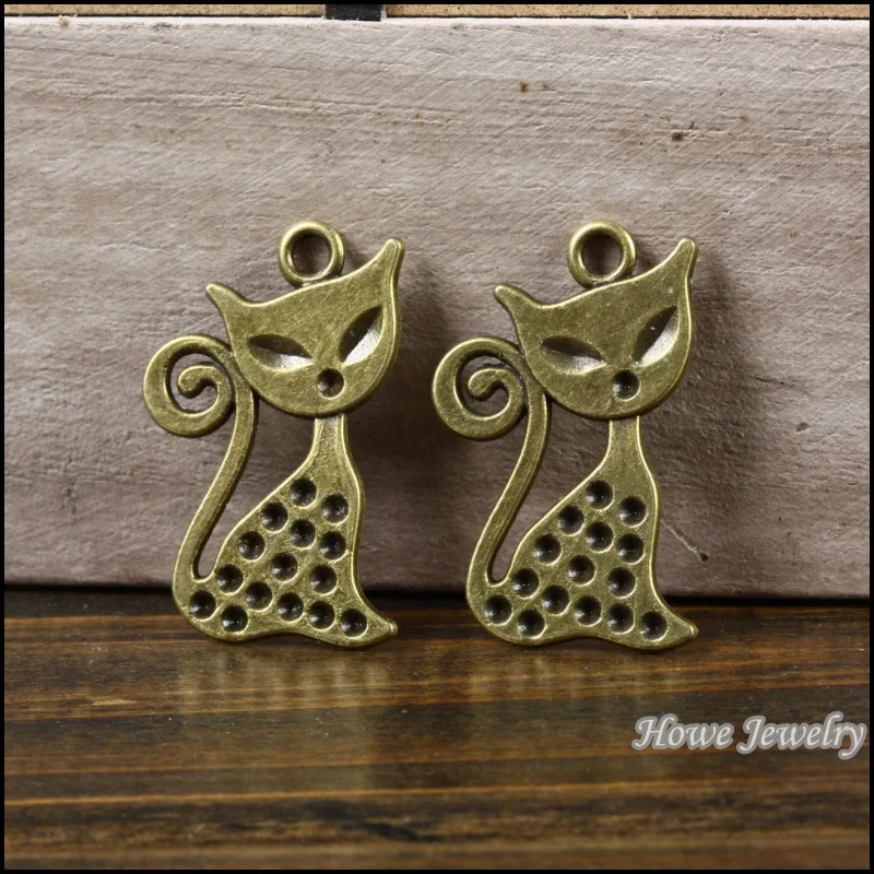 wholesale 70pcs vintage Delicate Cute cat charm pendant antique bronze fit for diy jewelry findings 31*20mm
wholesale 70pcs vintage Delicate Cute cat charm pendant antique bronze fit for diy jewelry findings 31*20mm