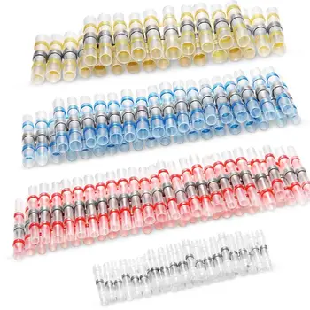 100pcs Solder Seal Wire Connectors, Solder Seal Heat Shrink Butt Connectors Terminals Electrical Waterproof Insulated Marine
100pcs Solder Seal Wire Connectors, Solder Seal Heat Shrink Butt Connectors Terminals Electrical Waterproof Insulated Marine