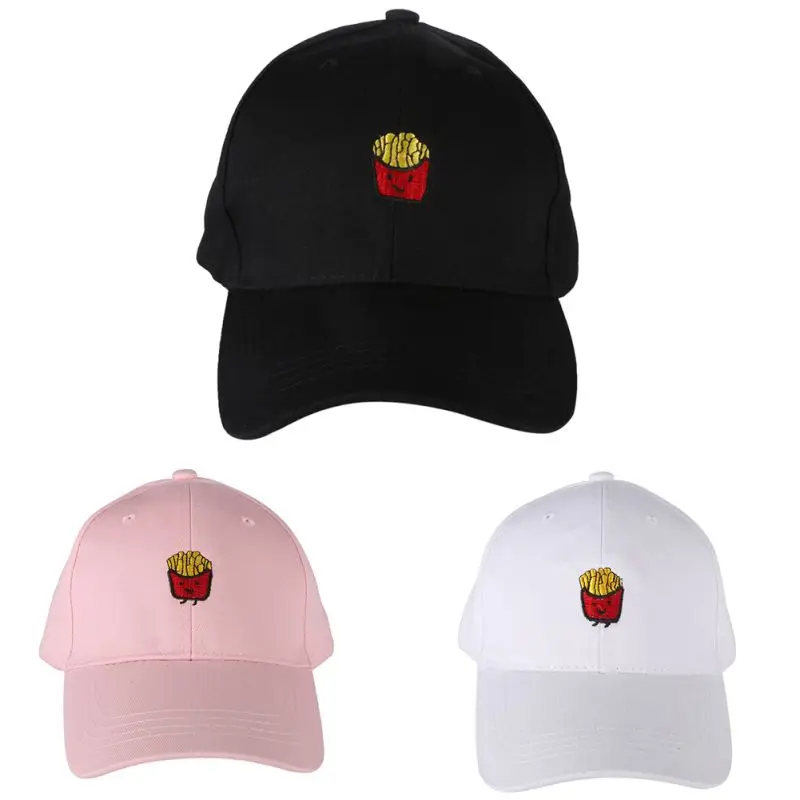 Summer Cute French Fries Embroidery Baseball Cap Women Men Hip Hop Curved Snapback Trucker Hat Summer Cap
Summer Cute French Fries Embroidery Baseball Cap Women Men Hip Hop Curved Snapback Trucker Hat Summer Cap