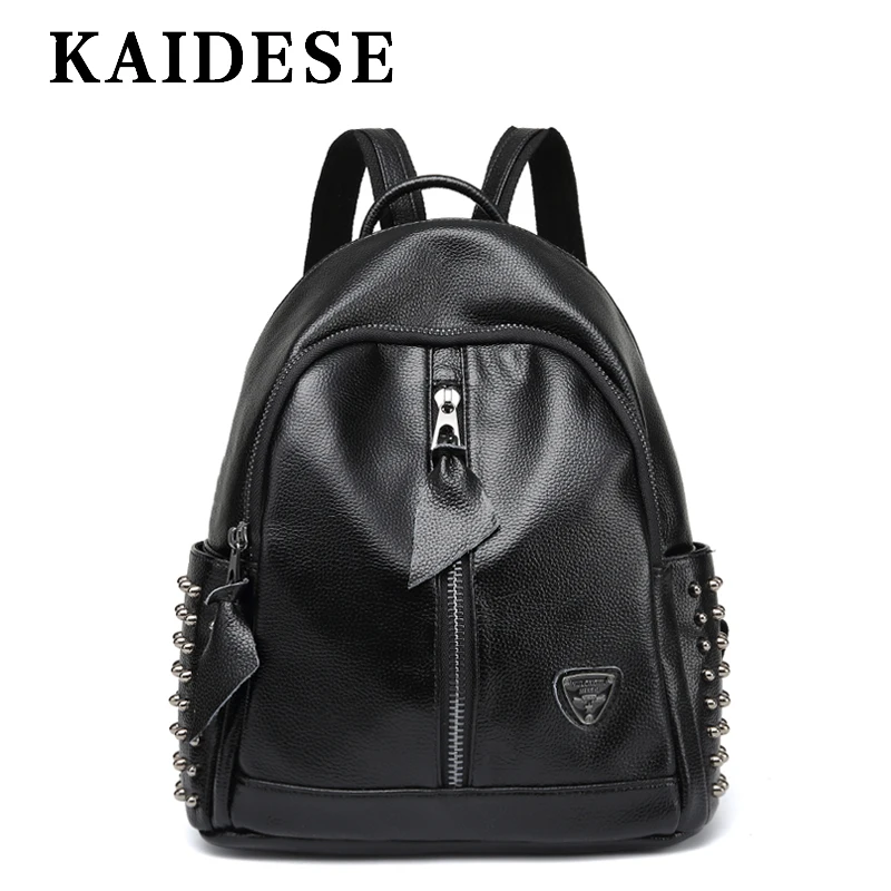 KAIDESE 2018 new fashion ladies backpack, European and American street leisure shoulder bag multi function large capacity Travel 
KAIDESE 2018 new fashion ladies backpack, European and American street leisure shoulder bag multi function large capacity Travel