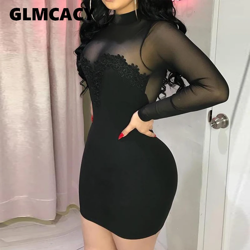 Women Mesh Flower Applique Bodycon Short Dress Female Elegant Sheer Sheath Dress Patchwork Cocktail Party Mini Dress
Women Mesh Flower Applique Bodycon Short Dress Female Elegant Sheer Sheath Dress Patchwork Cocktail Party Mini Dress