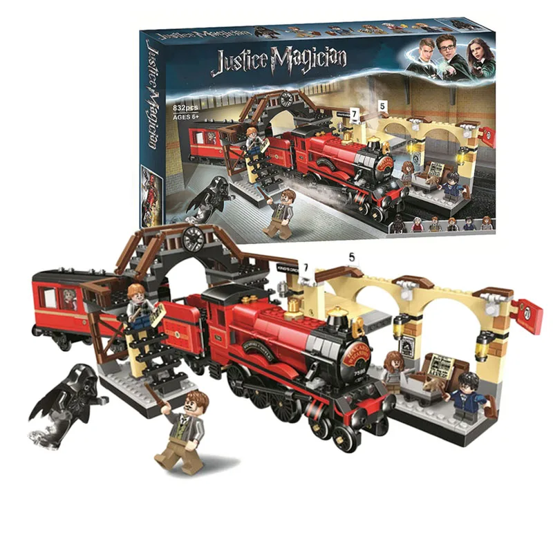 Harri Potter Hogwarts Castle Express Train Building Blocks House Mini Bricks Figures Toys For Children Fantastic Beasts legoings
Harri Potter Hogwarts Castle Express Train Building Blocks House Mini Bricks Figures Toys For Children Fantastic Beasts legoings