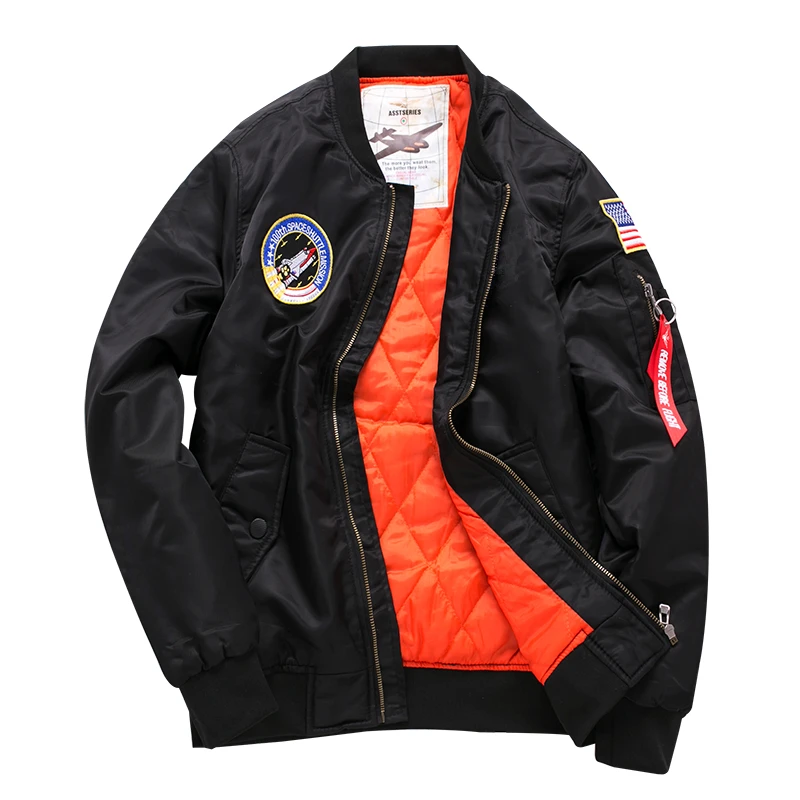 2019 Men Zipper Jackets Baseball Coats Mens winter military jackets Air Force Jacket Ma-1 Bomber Flight Jacket Large Size M-6XL
2019 Men Zipper Jackets Baseball Coats Mens winter military jackets Air Force Jacket Ma-1 Bomber Flight Jacket Large Size M-6XL