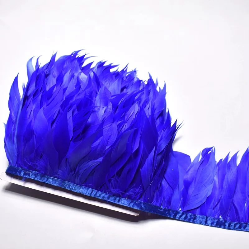 Wholesale 5-10meter Royal blue Goose feathers trim 8-10cmDIY wedding feathers Fringe Colored feathers Crafts decor Plumas ribbon
Wholesale 5-10meter Royal blue Goose feathers trim 8-10cmDIY wedding feathers Fringe Colored feathers Crafts decor Plumas ribbon