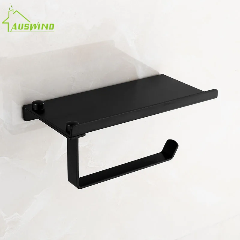 American Pattern Black Toilet Paper Holder For Phone Holder Rack Space Aluminum Antique Bathroom Accessories Set
American Pattern Black Toilet Paper Holder For Phone Holder Rack Space Aluminum Antique Bathroom Accessories Set