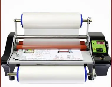 AIPU FM-360S stepless speed regulation laminating machine electronic temperature control single and sided a heating mode
AIPU FM-360S stepless speed regulation laminating machine electronic temperature control single and sided a heating mode