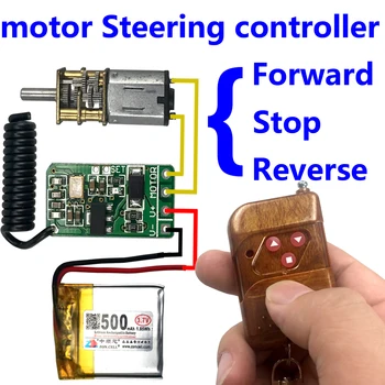 wireless remote control switch 3.7v 4.5v 9v 12v motor Forward Reverse steering Controller module 433mhz rf transmitter receiver
wireless remote control switch 3.7v 4.5v 9v 12v motor Forward Reverse steering Controller module 433mhz rf transmitter receiver