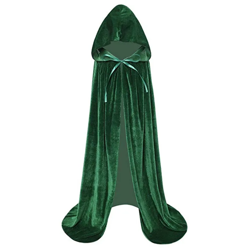 2020 Halloween Costume Unisex Cosplay Death Cape Long Hooded Cloak Wizard Witch Medieval Cape S-XL Black White Red Coffee Blue 2020 Halloween Costume Unisex Cosplay Death Cape Long Hooded Cloak Wizard Witch Medieval Cape S-XL Black White Red Coffee Blue