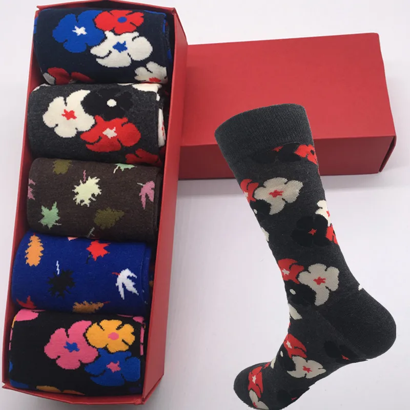 2018 Limited Time Offer 5 Pairs High Quality Men's Socks Long Fashion Casual Cotton Flower No Gift Box
2018 Limited Time Offer 5 Pairs High Quality Men's Socks Long Fashion Casual Cotton Flower No Gift Box