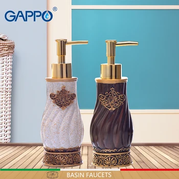 GAPPO liquid soap dispensers soaps pumps imported resin Bottles Bath resin Bathroom accessories soap pump dispensers