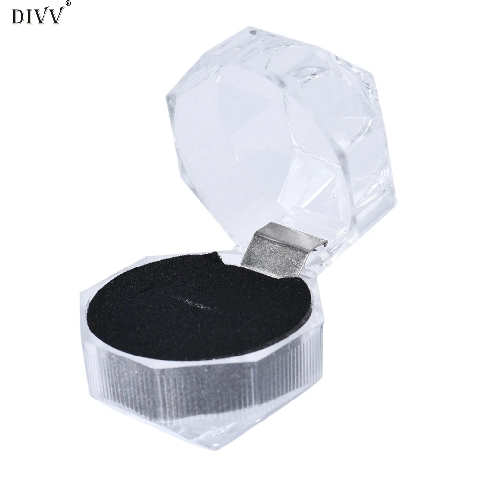 DIVV Happy Gifts Three Colors Household Box Home Storage Portable Acrylic Jewelry Packing Holder Ring Transparent Gift Box
DIVV Happy Gifts Three Colors Household Box Home Storage Portable Acrylic Jewelry Packing Holder Ring Transparent Gift Box
