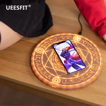 UEESFIT Glowing Magic Array Wireless Charger Universal 5W 10W Qi Charger Charging Pad for iPhone Samsung Ultra-thin bright
UEESFIT Glowing Magic Array Wireless Charger Universal 5W 10W Qi Charger Charging Pad for iPhone Samsung Ultra-thin bright