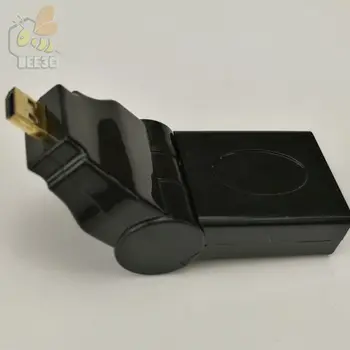 TYPE D Micro HDMI MALE TO HDMI FEMALE 90 180 degrees Can be adjusted Rotating Swivel Right Angled Adapter 50 PCS
TYPE D Micro HDMI MALE TO HDMI FEMALE 90 180 degrees Can be adjusted Rotating Swivel Right Angled Adapter 50 PCS