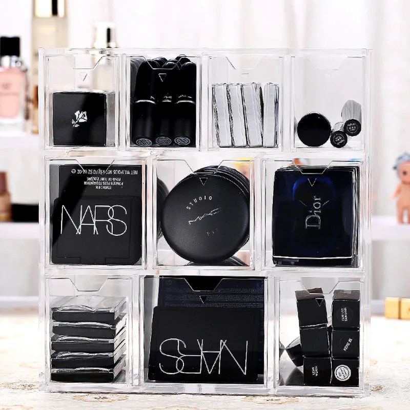 10 Slots Acrylic makeup Organizer jewelry storage box Clear Large Capacity Organizer box 10 Drawers Storage case Desktop Storage
10 Slots Acrylic makeup Organizer jewelry storage box Clear Large Capacity Organizer box 10 Drawers Storage case Desktop Storage