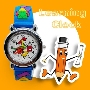 Child's learning clock good quality children watch for girls boys kids watches Cartoon Pencil head Digital Quartz Wristwatches
Child's learning clock good quality children watch for girls boys kids watches Cartoon Pencil head Digital Quartz Wristwatches