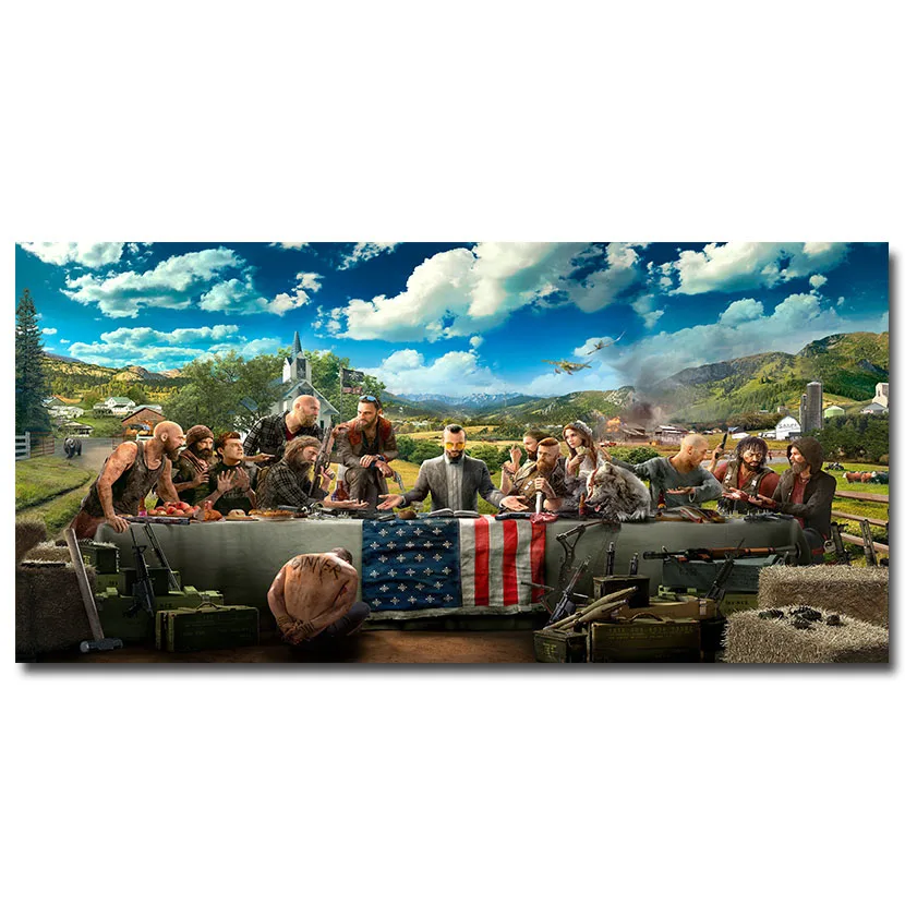 Far Cry 5 Game Silk Fabric Poster Wall Art Print 12x21 24x43 inch Decorative Pictures Wallpaper Living Room Decoration 006
Far Cry 5 Game Silk Fabric Poster Wall Art Print 12x21 24x43 inch Decorative Pictures Wallpaper Living Room Decoration 006
