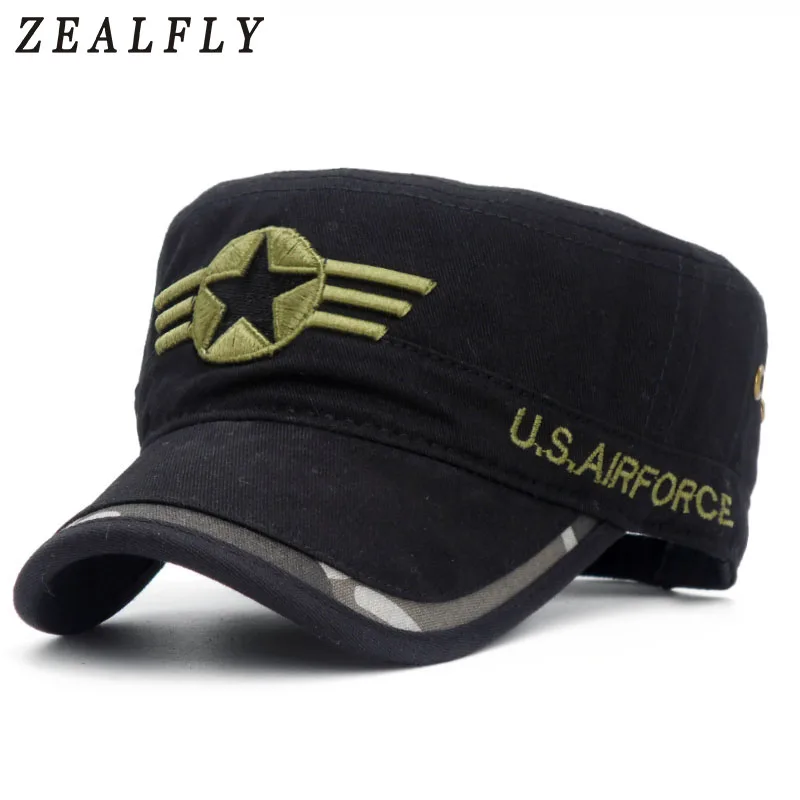 2018 Men Five-pointed star Army Flat Top Military Caps USA U.S Air Force Army Military Hat Camouflag Caps
2018 Men Five-pointed star Army Flat Top Military Caps USA U.S Air Force Army Military Hat Camouflag Caps