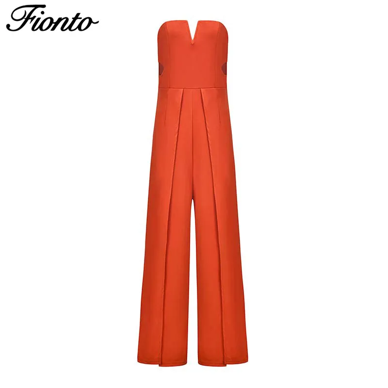 Fionto Summer Solid Color Straight Tube Condole Belt One-word Shoulder Open Back Pants Breathable Waist Jumpers
Fionto Summer Solid Color Straight Tube Condole Belt One-word Shoulder Open Back Pants Breathable Waist Jumpers