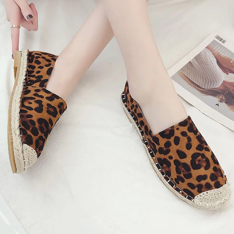 Fisherman shoes Leopard pattern Lazy shoes Dull polish Weave Sneakers women Rubber Non Slip Flats Shoes Girls Wear-resistant
Fisherman shoes Leopard pattern Lazy shoes Dull polish Weave Sneakers women Rubber Non Slip Flats Shoes Girls Wear-resistant