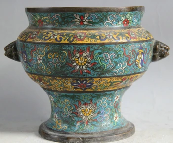 USPS to USA S2268 11" Marked Chinese Cloisonne Bronze Folk Beast Head flower Incense Burner Censer
USPS to USA S2268 11" Marked Chinese Cloisonne Bronze Folk Beast Head flower Incense Burner Censer