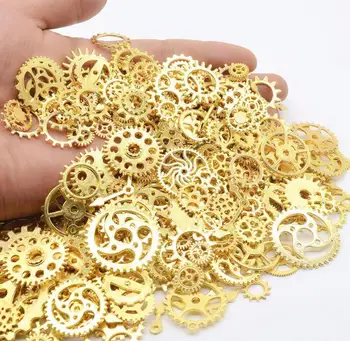 100g Vintage assorted gear cogs uv resin jewelry filler seal in charms metal steam punk random mixed DIY jewelry findings
100g Vintage assorted gear cogs uv resin jewelry filler seal in charms metal steam punk random mixed DIY jewelry findings