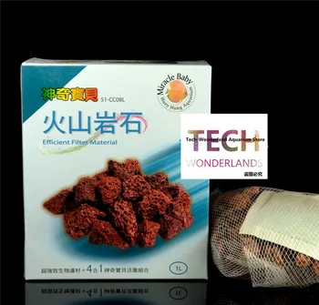 Natural volcanic rock stone efficient filter material for aquarium purifying water filter media 1L with net bag free shipping
Natural volcanic rock stone efficient filter material for aquarium purifying water filter media 1L with net bag free shipping