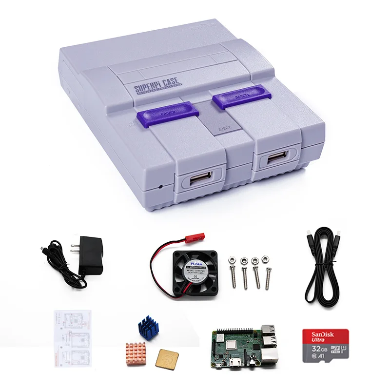 Retroflag SUPERPi Case U For Raspberry Pi 3 Model B+ 3B Case + SENS Gamepads DIY Video Game Console Raspberry Pi3B Game Players
Retroflag SUPERPi Case U For Raspberry Pi 3 Model B+ 3B Case + SENS Gamepads DIY Video Game Console Raspberry Pi3B Game Players