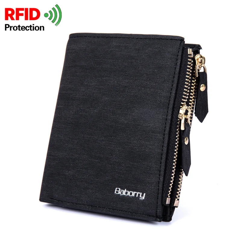 New Brand Men Wallets casual Nubuck Leather Walet man Card Holder with Zipper Coin Purse Pocket Portomonee Rfid
New Brand Men Wallets casual Nubuck Leather Walet man Card Holder with Zipper Coin Purse Pocket Portomonee Rfid