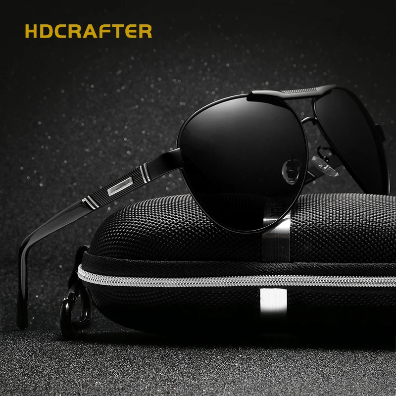 Мужские солнцезащитные очки HDCRAFTER, классические поляризационные очки с титановым мостиком из алюминия, TR90, UV400
Мужские солнцезащитные очки HDCRAFTER, классические поляризационные очки с титановым мостиком из алюминия, TR90, UV400