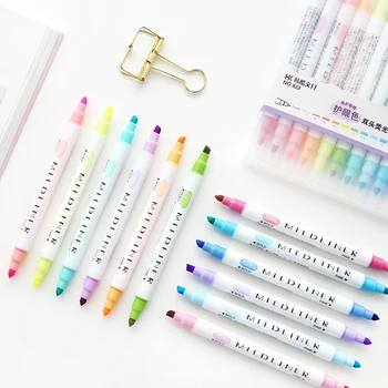 PHANTACI 12 pcs/set Double Head Fluorescent Pen Mild Liner Highlighters Color Art Marker Pens School Painting Drawing Stationery
PHANTACI 12 pcs/set Double Head Fluorescent Pen Mild Liner Highlighters Color Art Marker Pens School Painting Drawing Stationery