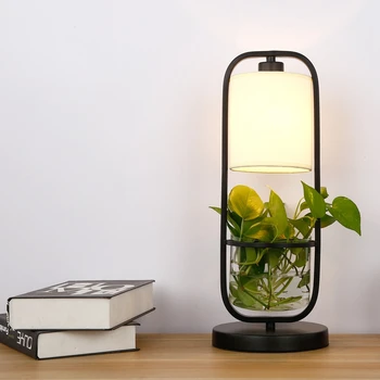 Creative Plant Table Lamp Study Bedroom Bedside Lamp Reading Living Room Table Light with Clear Glass Basin Home Decoration Lamp
Creative Plant Table Lamp Study Bedroom Bedside Lamp Reading Living Room Table Light with Clear Glass Basin Home Decoration Lamp