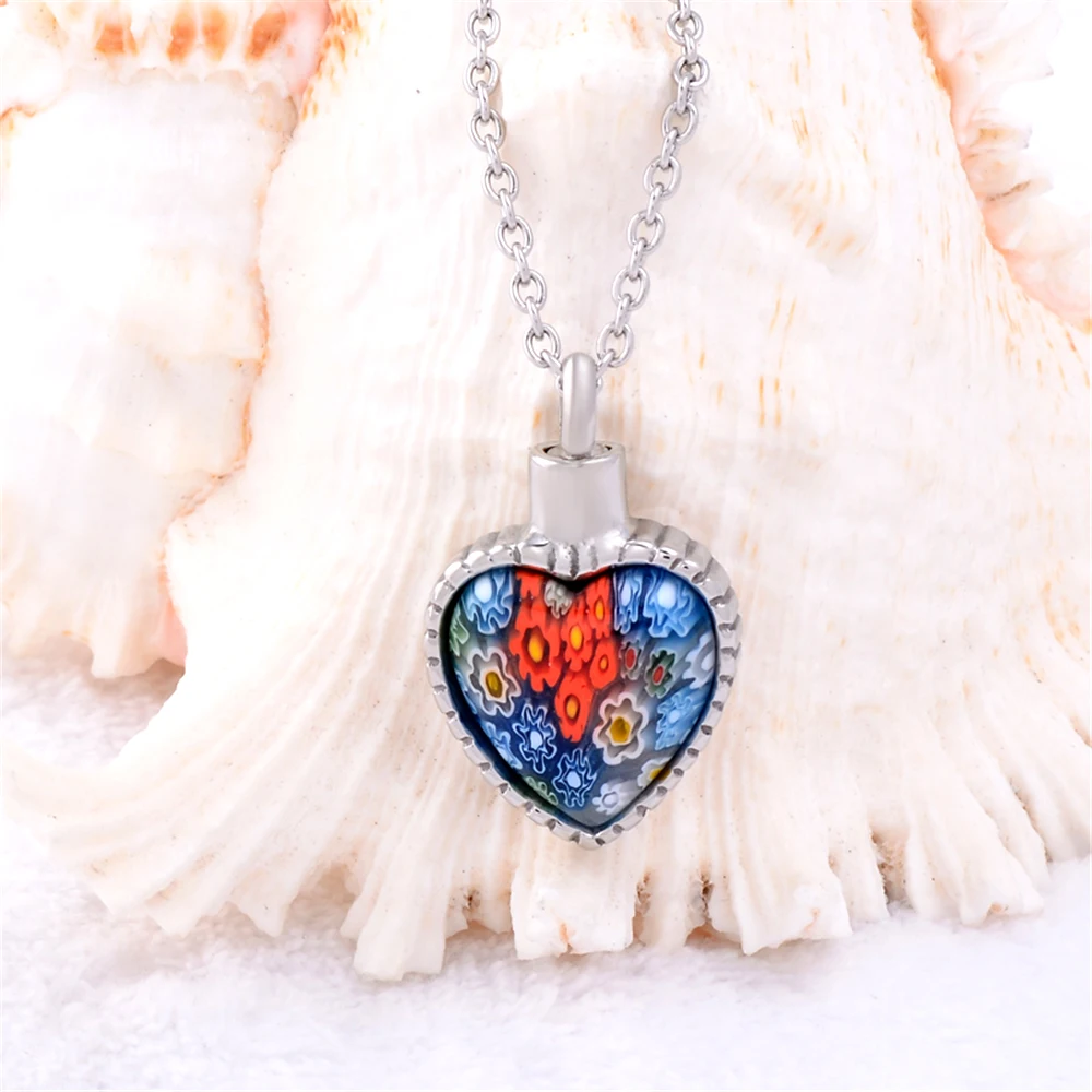 Flower Glass Ashes Urns Locket Memorial Ashes Keepsake Stainless steel Heart Cremation Urns Necklace
Flower Glass Ashes Urns Locket Memorial Ashes Keepsake Stainless steel Heart Cremation Urns Necklace