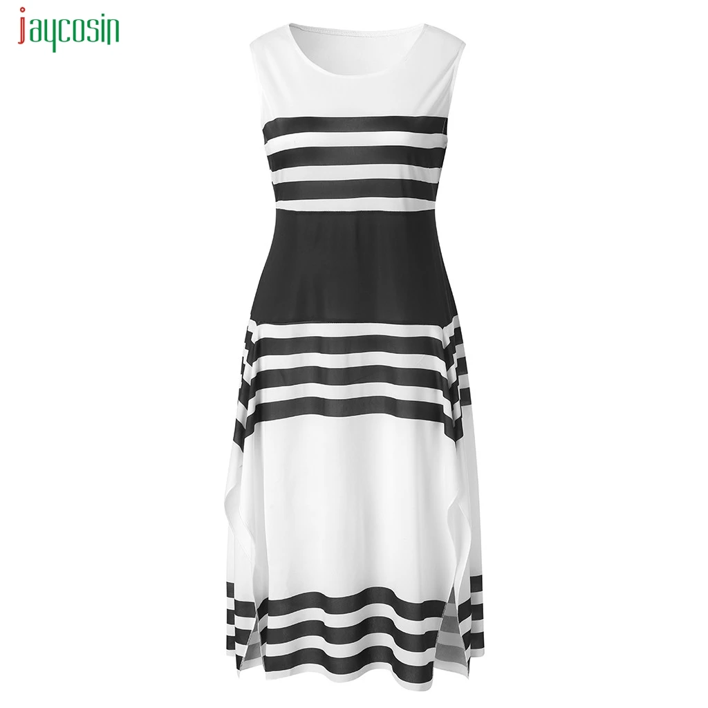 Jaycosin Women Elegant Striped Dresses Casual Style O-neck Sleeveless Dress For Women Daily Wearing Vestidos De Festa Hot Sales
Jaycosin Women Elegant Striped Dresses Casual Style O-neck Sleeveless Dress For Women Daily Wearing Vestidos De Festa Hot Sales