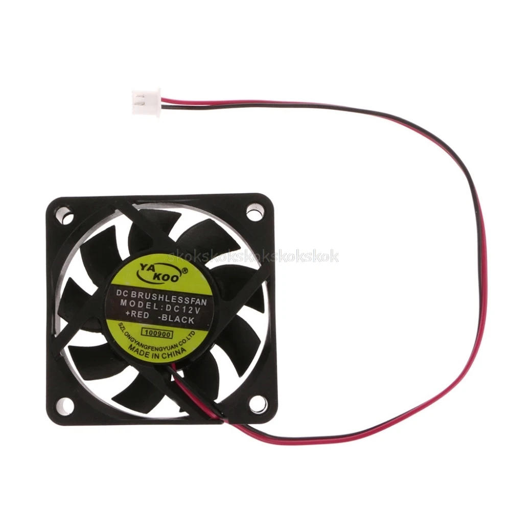 DC 12V 2-Pin 60x60x15mm PC Computer CPU System Sleeve-Bearing Cooling Fan 6015 F02 19 dropship
DC 12V 2-Pin 60x60x15mm PC Computer CPU System Sleeve-Bearing Cooling Fan 6015 F02 19 dropship