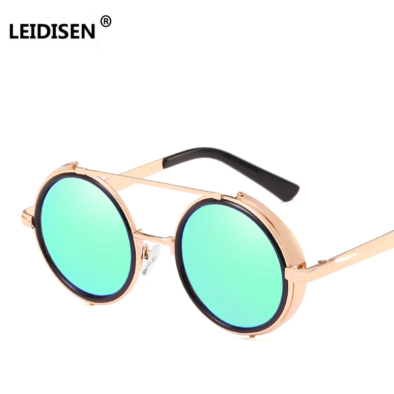 LEIDISEN Round Shade Steampunk Sunglasses Men Women Brand Designer Fashion Glasses Retro Eyeglasses Oculos Feminino UV400
LEIDISEN Round Shade Steampunk Sunglasses Men Women Brand Designer Fashion Glasses Retro Eyeglasses Oculos Feminino UV400