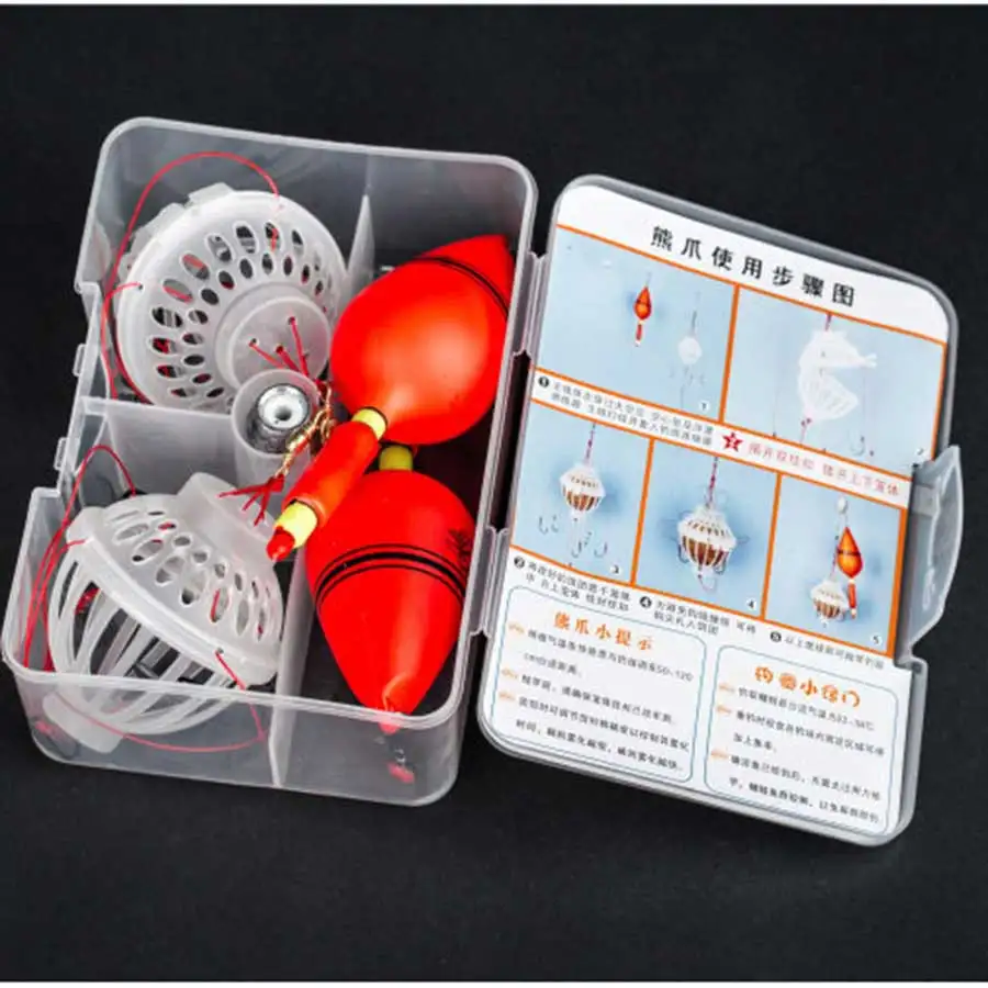 2 pcs/set Fishing Float River Lake Fishing Tools Box With Six Strong Fishing Hooks fishing-tackle pesca acesorios
2 pcs/set Fishing Float River Lake Fishing Tools Box With Six Strong Fishing Hooks fishing-tackle pesca acesorios
