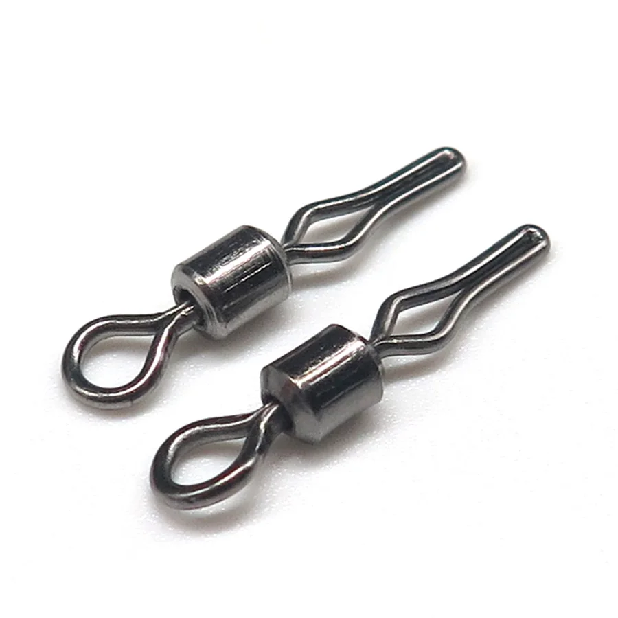 Minfishing 100 pcs Fishing Swivel Hook Connector with side line clip fishhooks Rolling Swivel Snap fishing Hook Accessorries
Minfishing 100 pcs Fishing Swivel Hook Connector with side line clip fishhooks Rolling Swivel Snap fishing Hook Accessorries