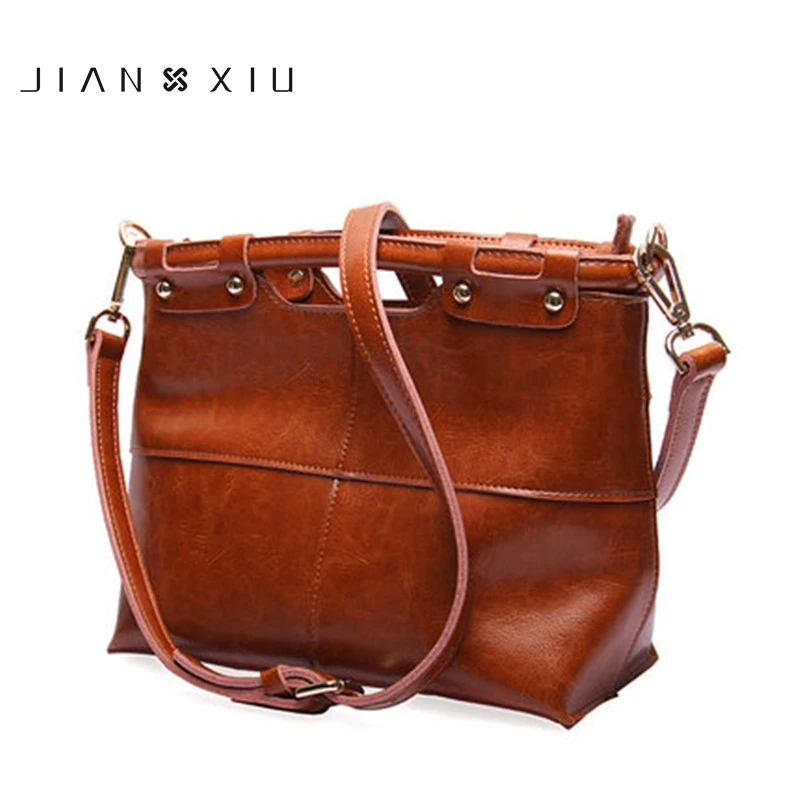 JIANXIU 2017 New Fashion Oil Split Leather women's bag Vintage Ladies handbag original female shoulder Messenger bags Handbags
JIANXIU 2017 New Fashion Oil Split Leather women's bag Vintage Ladies handbag original female shoulder Messenger bags Handbags