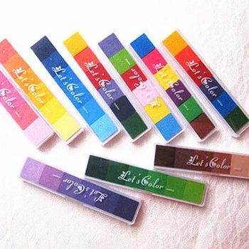6 In 1 Gradient Ramp Colored Stamp Kids Finger Painting Ink Pad Drawing Preschool Learning Scrapbook Educational Toys Gifts
6 In 1 Gradient Ramp Colored Stamp Kids Finger Painting Ink Pad Drawing Preschool Learning Scrapbook Educational Toys Gifts