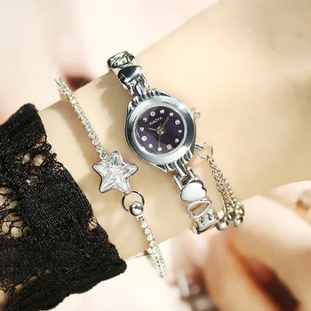 Fashion Trend Watch Women Quartz Ladies Bracelet Rhinestone Clock For Girls Students Creative Minimalist Relogio Feminino Casual
Fashion Trend Watch Women Quartz Ladies Bracelet Rhinestone Clock For Girls Students Creative Minimalist Relogio Feminino Casual