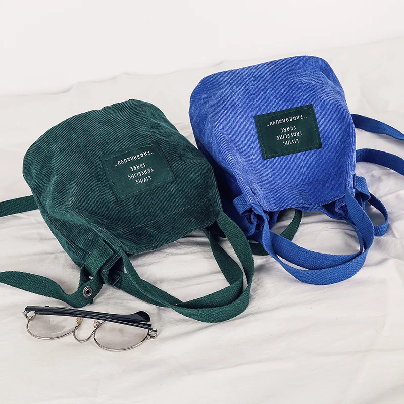 Women's Mini Corduroy Shoulder Bag Female New Small Canvas Handbag Totes Ladies Casual Vintage Purse Cloth Bucket Pouch For Girl
Women's Mini Corduroy Shoulder Bag Female New Small Canvas Handbag Totes Ladies Casual Vintage Purse Cloth Bucket Pouch For Girl